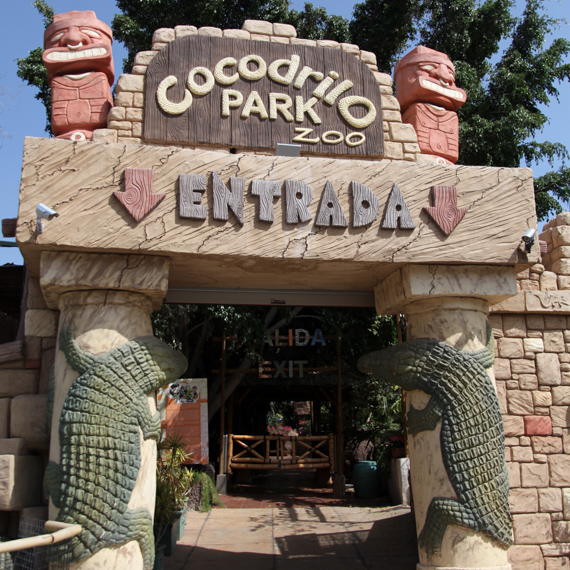 Eingang zum Cocodrilo Park in Agüimes